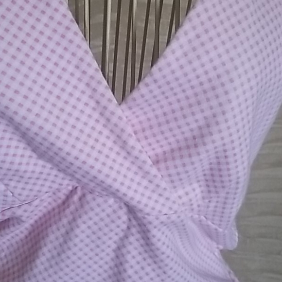 Energie pink and white mini checkered halter top - Picture 2 of 5